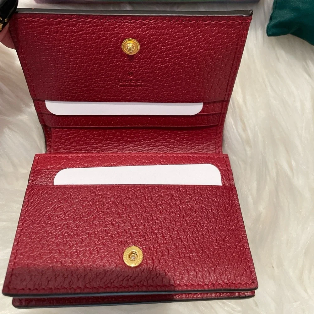 Gucci Ophidia Floral Card Holder Wallet - Picture 6 of 9